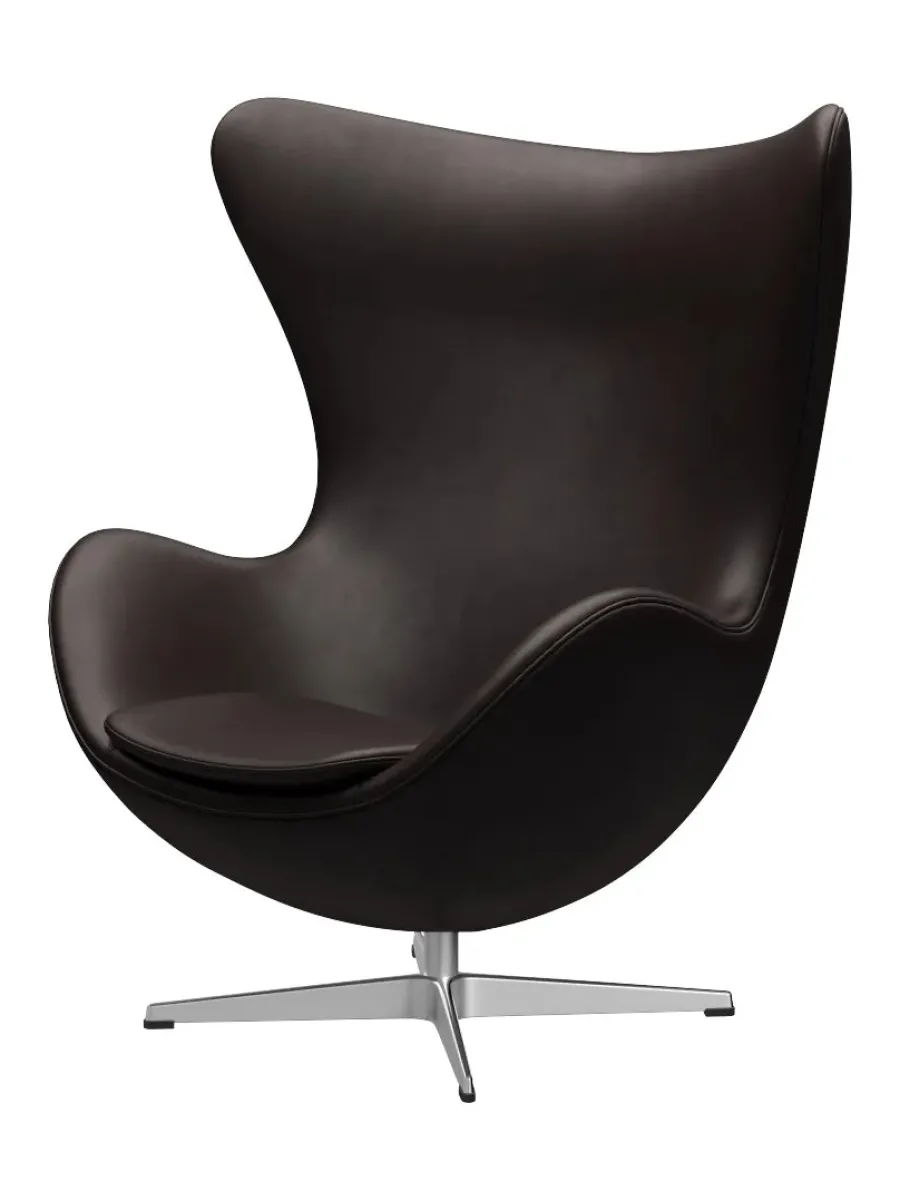 3316 Ægget af Arne Jacobsen læder<Fritz Hansen Discount