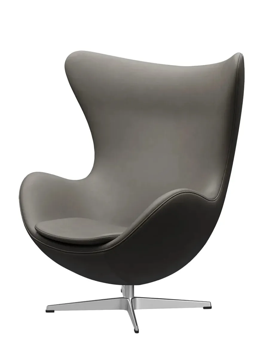 3316 Ægget af Arne Jacobsen læder<Fritz Hansen Discount