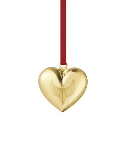 2024 Julehjerte, guldbelagt messing fra<Georg Jensen New