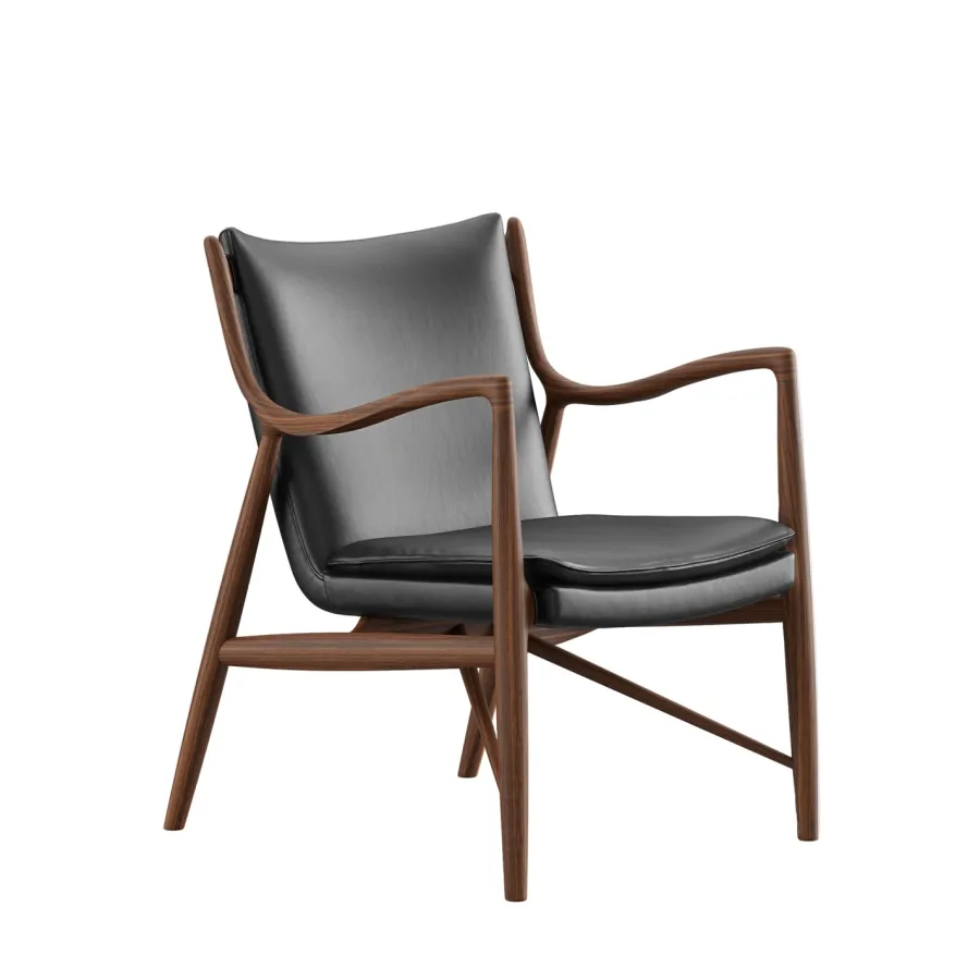 45 Lænestol, eg olie af Finn Juhl<House of Finn Juhl Online