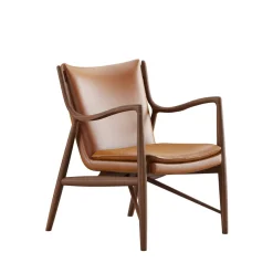 45 Lænestol, eg olie af Finn Juhl<House of Finn Juhl Online