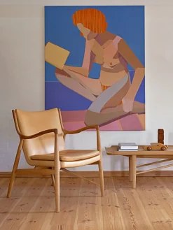 45 Lænestol, eg olie af Finn Juhl<House of Finn Juhl Online