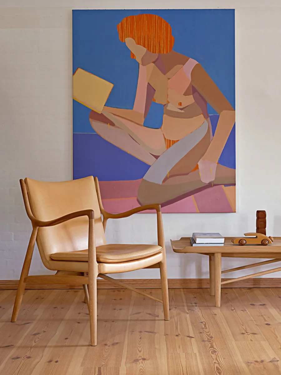 45 Lænestol, eg olie af Finn Juhl<House of Finn Juhl Online