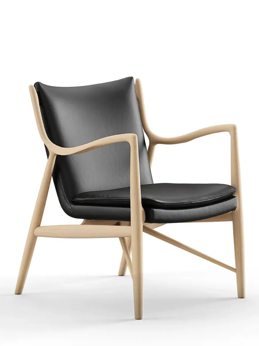 45 Lænestol, eg olie af Finn Juhl<House of Finn Juhl Online