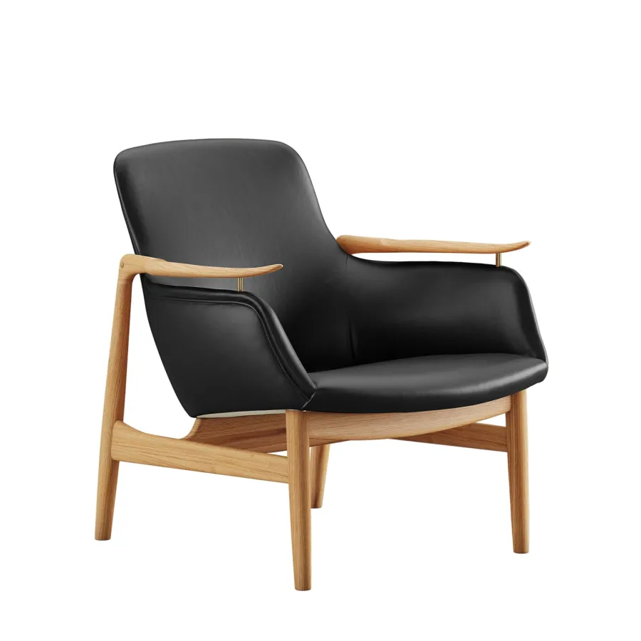 53 Lænestol, valnød af Finn Juhl<House of Finn Juhl New