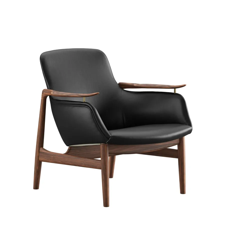 53 Lænestol, valnød af Finn Juhl<House of Finn Juhl New