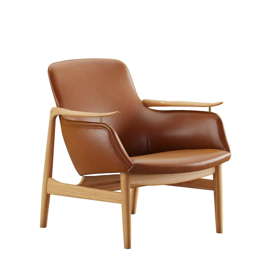 53 Lænestol, valnød af Finn Juhl<House of Finn Juhl New