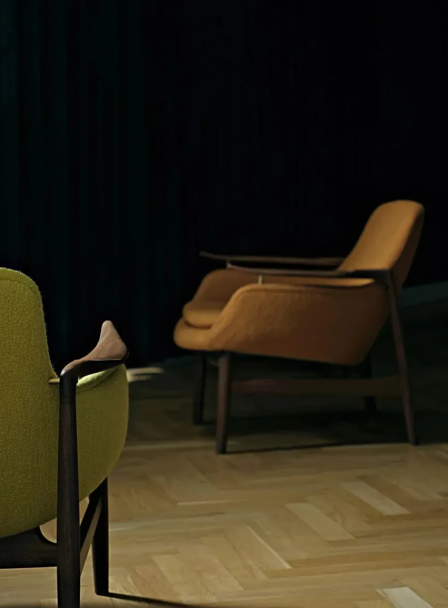 53 Lænestol, valnød af Finn Juhl<House of Finn Juhl New