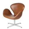 3320 Svanen i læder af Arne Jacobsen<Fritz Hansen Best