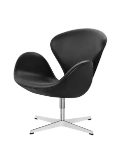 3320 Svanen i læder af Arne Jacobsen<Fritz Hansen Best