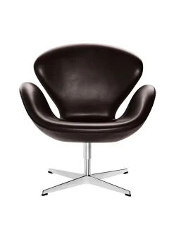3320 Svanen i læder af Arne Jacobsen<Fritz Hansen Best