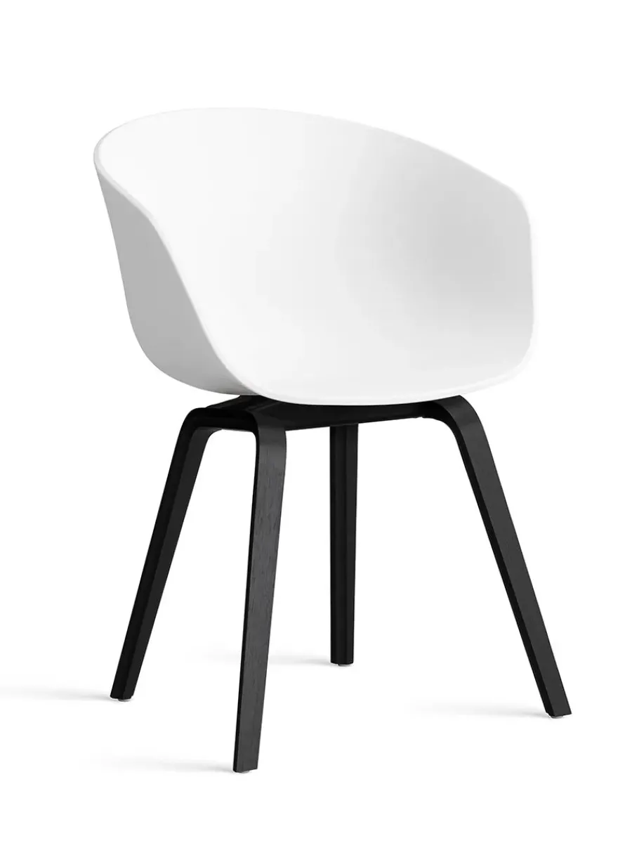 About a Chair AAC22 forsidepolstret, hvid skal fra<HAY Sale