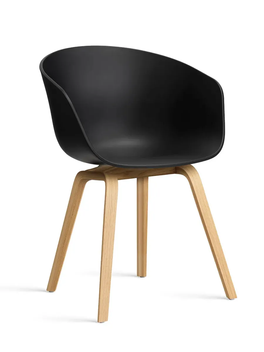 About a Chair AAC22 forsidepolstret, hvid skal fra<HAY Sale