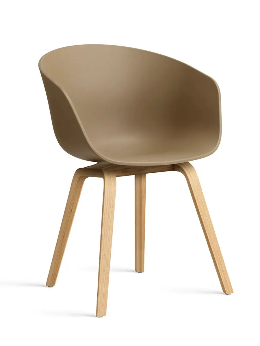 About a Chair AAC22 forsidepolstret, hvid skal fra<HAY Sale