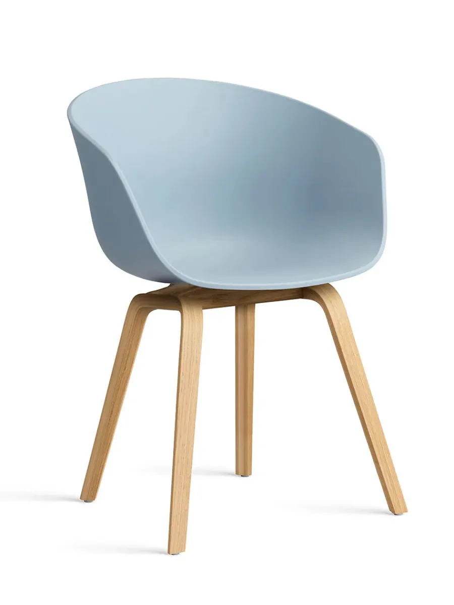 About a Chair AAC22 forsidepolstret, hvid skal fra<HAY Sale