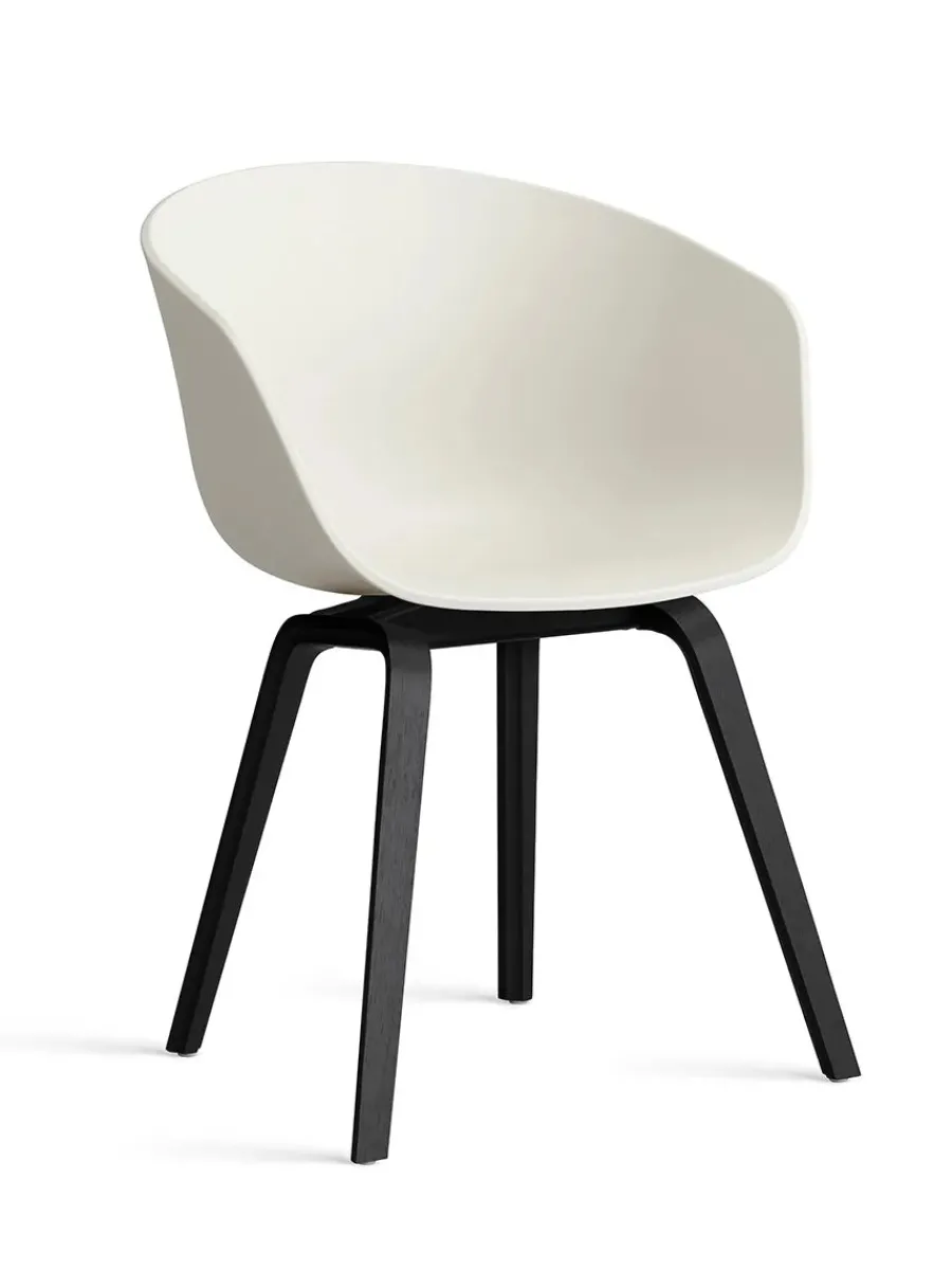 About a Chair AAC22 forsidepolstret, hvid skal fra<HAY Sale