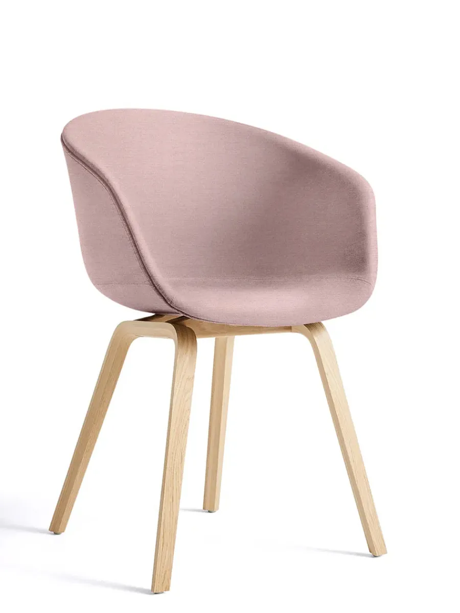 About a Chair AAC22 forsidepolstret, hvid skal fra<HAY Sale