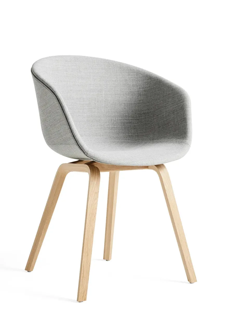 About a Chair AAC22 forsidepolstret, hvid skal fra<HAY Sale