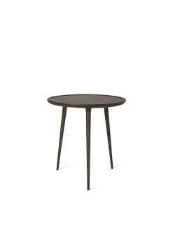 Accent cafébord, sirka grå eg fra<Mater Hot