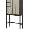 Air Cabinet, black/cane fra<Design House Stockholm