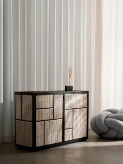 Air Sideboard, oak/cane fra<Design House Stockholm Best