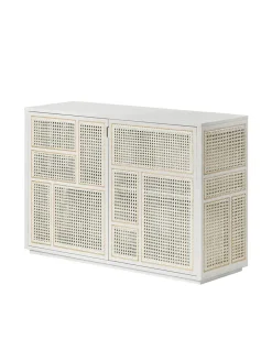 Air Sideboard, white/cane fra<Design House Stockholm Outlet