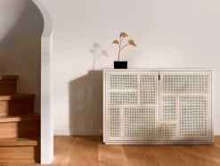 Air Sideboard, white/cane fra<Design House Stockholm Outlet