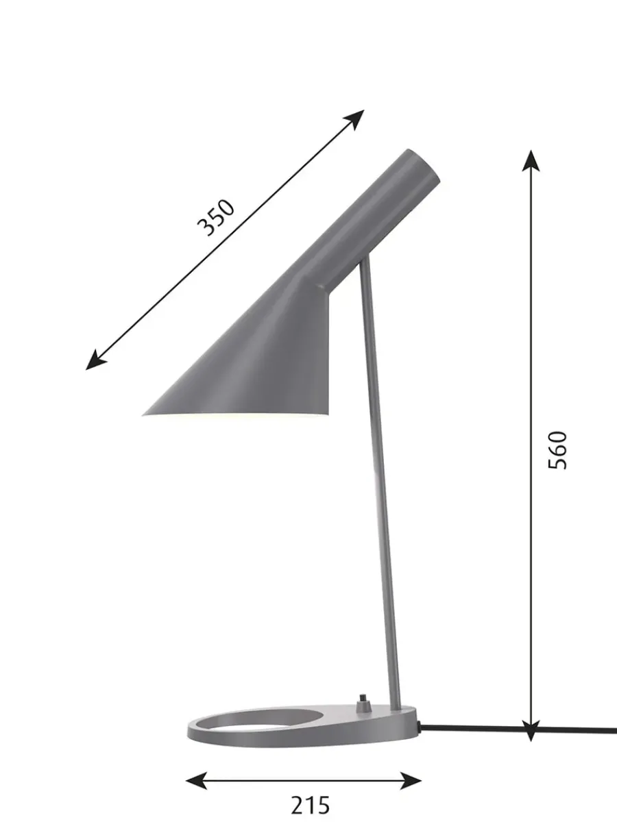 AJ bordlampe, mørk grå fra<Louis Poulsen Outlet