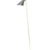 AJ Floor Lamp, grey/brass af Arne Jacobsen<Louis Poulsen Discount