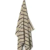 Alee Beach Towel, sand/black fra<Ferm Living Outlet