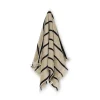 Alee Hand Towel, sand/black fra<Ferm Living Best