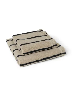 Alee Hand Towel, sand/black fra<Ferm Living Best