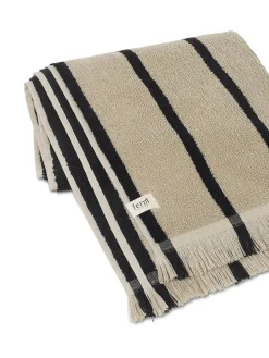 Alee Hand Towel, sand/black fra<Ferm Living Best