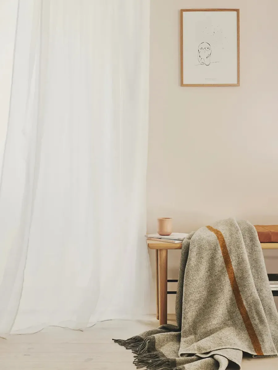 Alrø Plaid, pine forrest fra<Silkeborg Uldspinderi Clearance