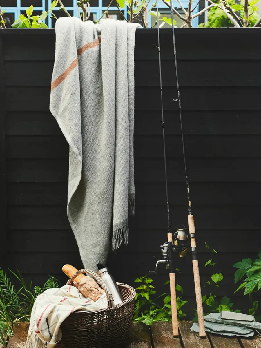 Alrø Plaid, pine forrest fra<Silkeborg Uldspinderi Clearance