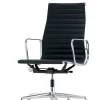 Aluminium Chair EA 119 kontorstol, sort læder fra<Vitra Online
