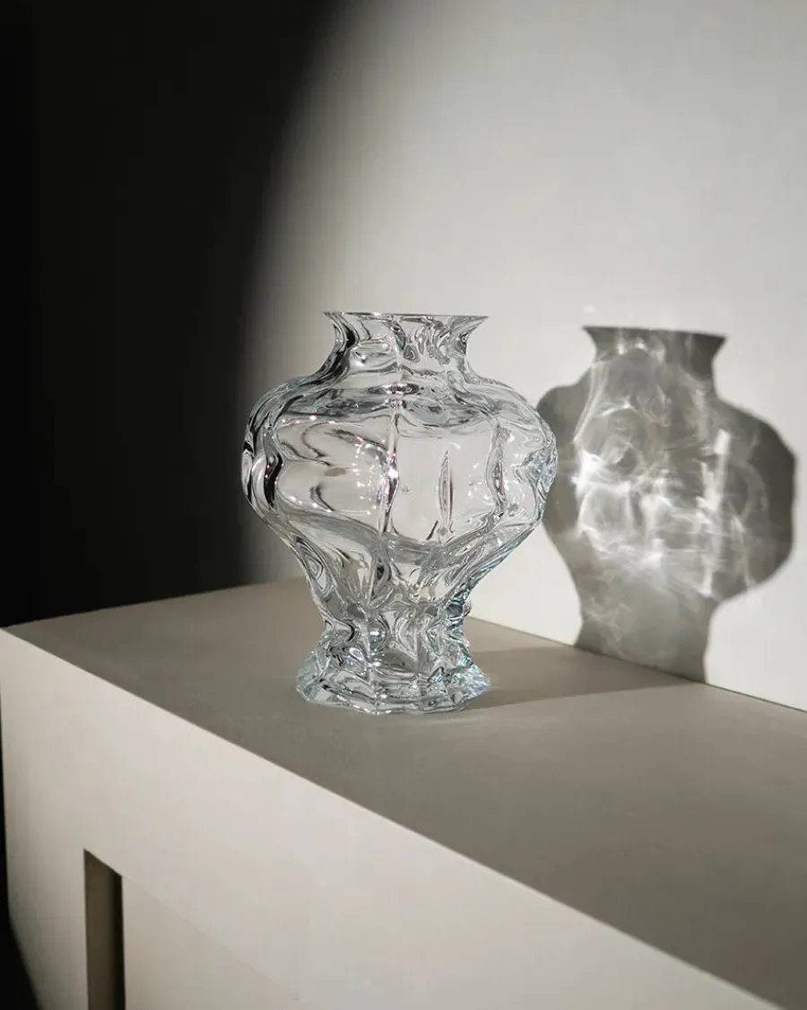 Ammonit Vase, new smoke fra<Hein Studio