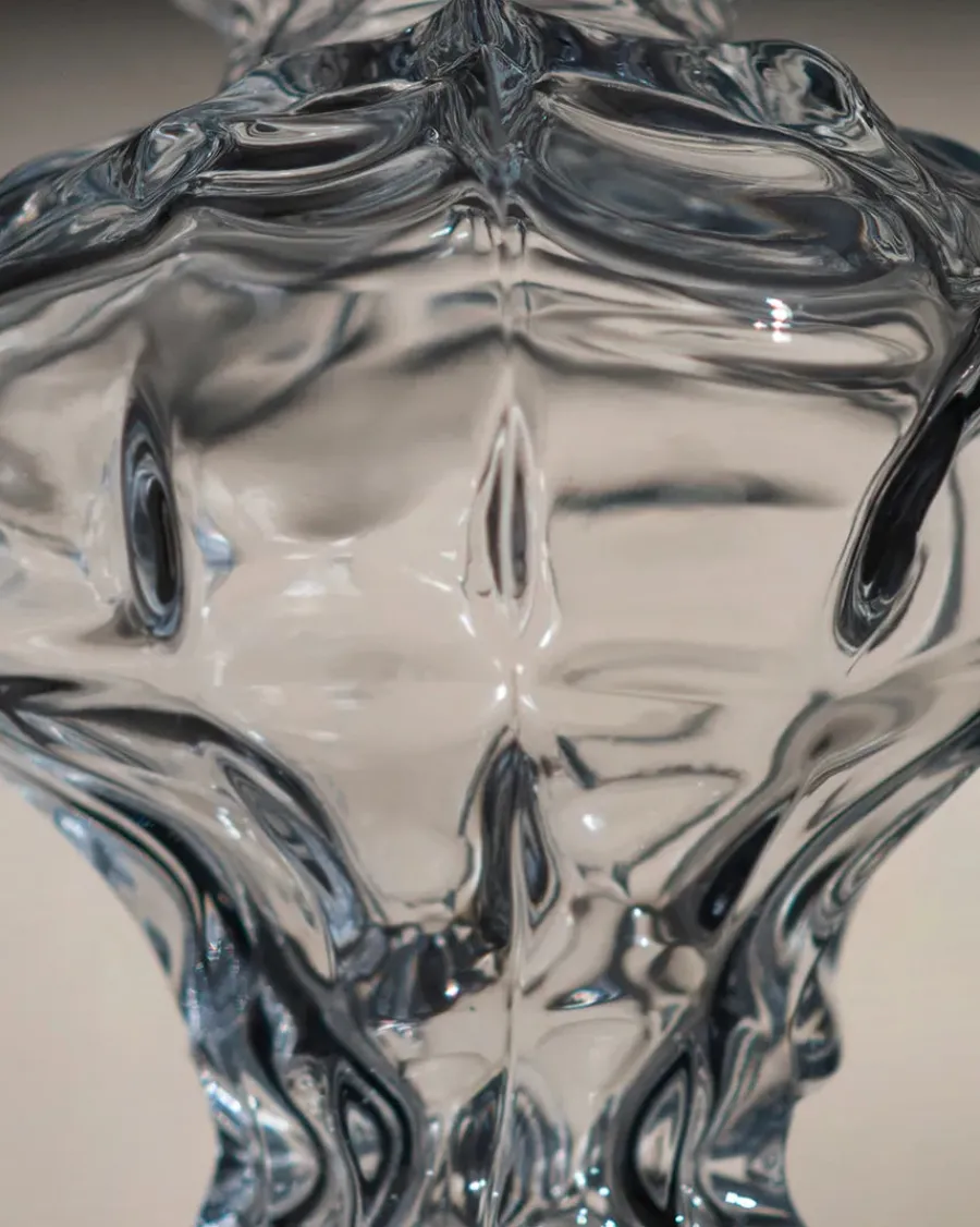 Ammonit Vase, new smoke fra<Hein Studio