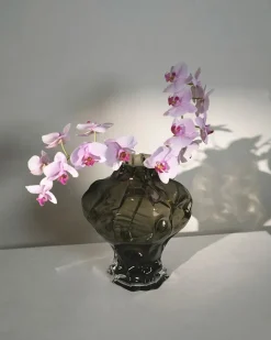 Ammonit Vase, new smoke fra<Hein Studio