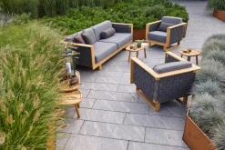 Angle 3 pers. Sofa fra<Cane-line Outlet