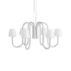 Apollo Chandelier 745, hvid opalglas fra<HAY Best