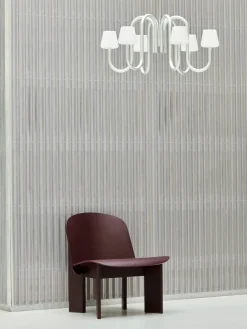 Apollo Chandelier 745, hvid opalglas fra<HAY Best