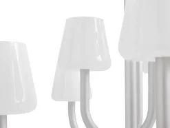 Apollo Chandelier 1065, hvid opalglas fra<HAY