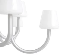 Apollo Chandelier 1065, hvid opalglas fra<HAY