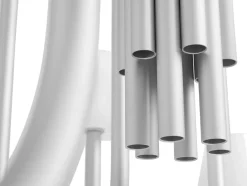 Apollo Chandelier 1065, hvid opalglas fra<HAY