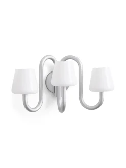 Apollo Wall Sconce, hvid opalglas fra<HAY Best