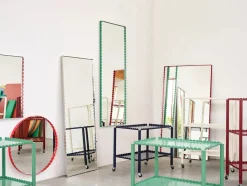 Arcs Mirror Rectangle M, green fra<HAY Online