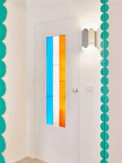 Arcs Mirror Rectangle M, green fra<HAY Online