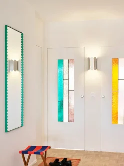 Arcs Mirror Rectangle M, green fra<HAY Online