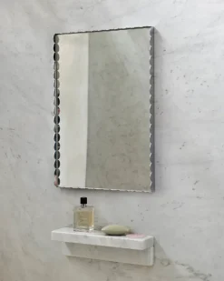 Arcs Mirror Rectangle M, mirrored fra<HAY Discount